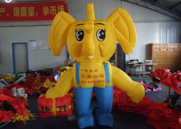 张家川大象充气卡通气模